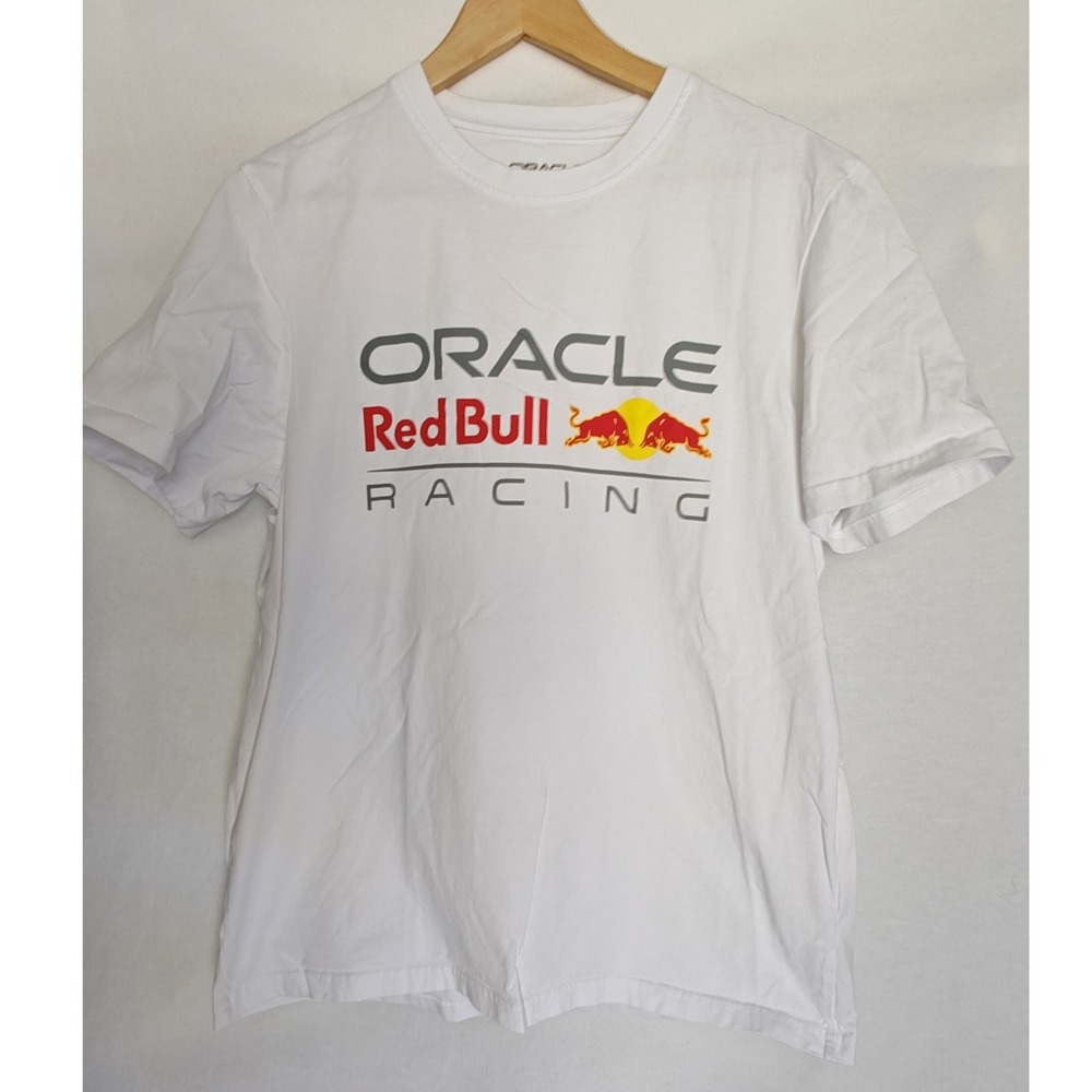 Castore Oracle Red Bull Racing F1 Team‎ Graphic T-Shirt White Mens Large L